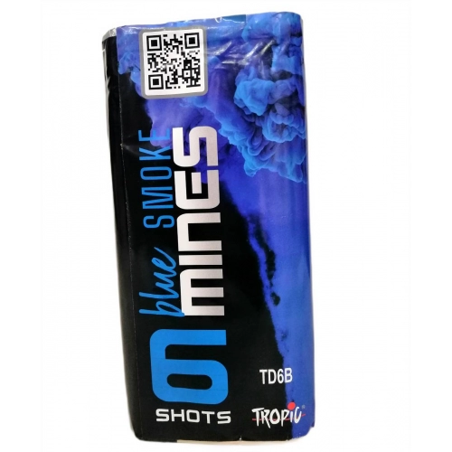 Wyrzutnia dymna dzienna TD6 niebieska